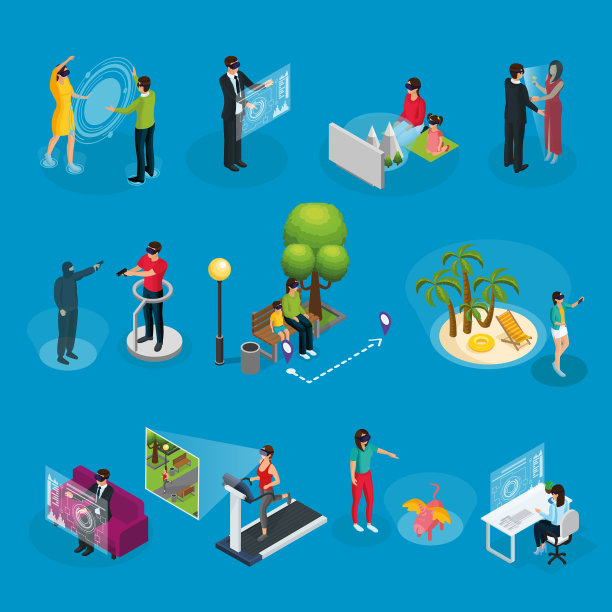 等距现代创新技术集图片下载