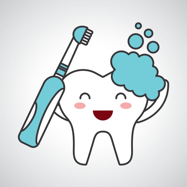 牙科保健设备平面图标图片下载