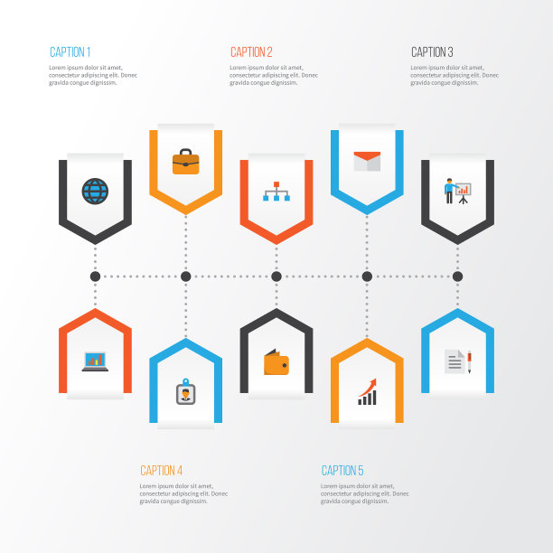 作业平面图标集合信封图片下载