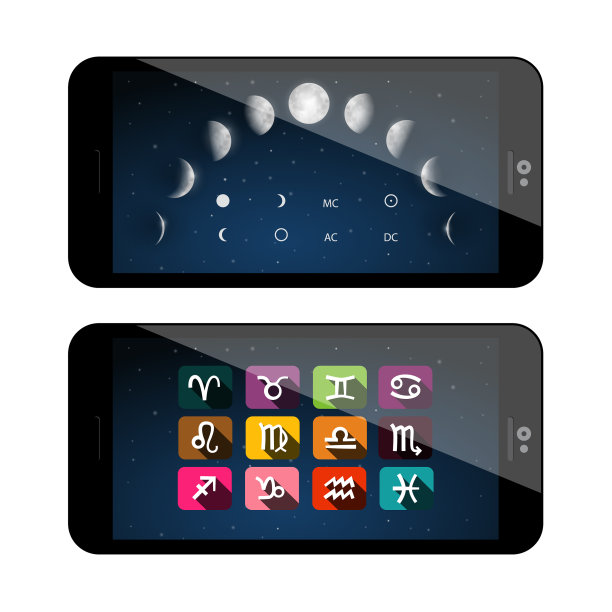 月相符号手机应用占星图片下载