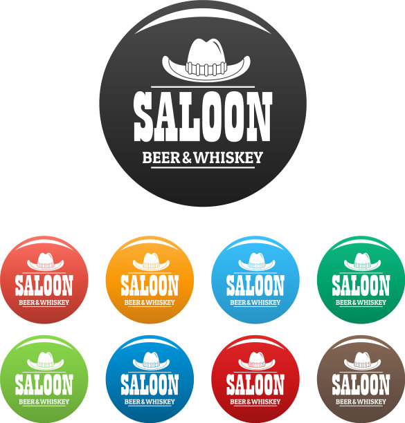 威士忌酒吧图标设置颜色图片下载