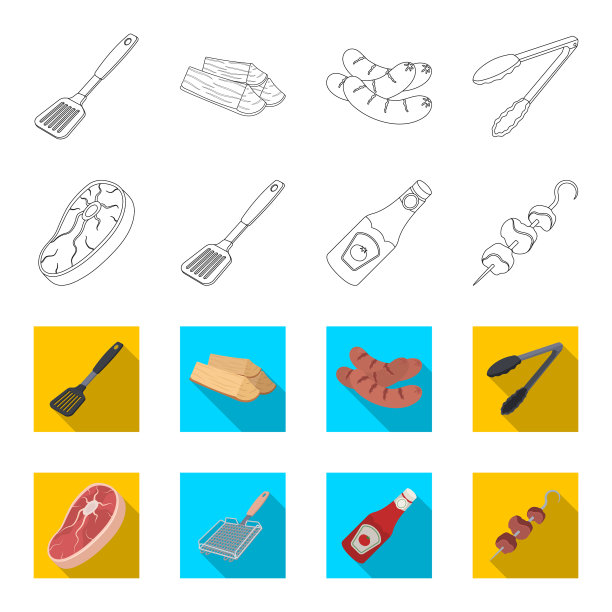 生肉牛排烧烤与处理瓶图片下载