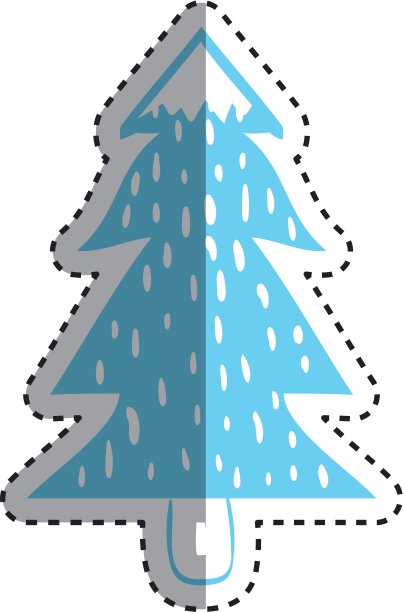 圣诞节松树图片下载