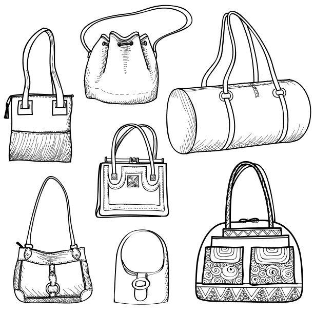 手袋集时尚配饰女性包图片下载