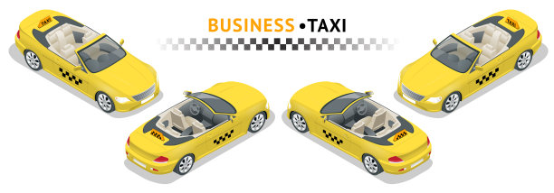 等距高质量城市服务交通图标图片下载