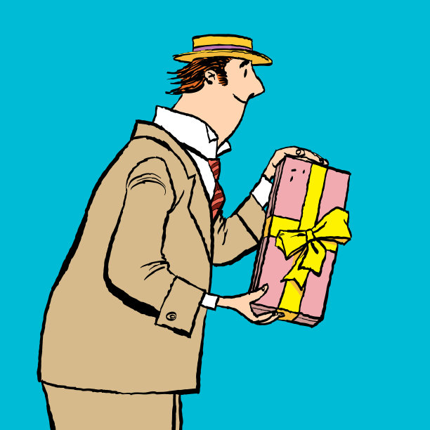 复古人送了一份礼物图片下载