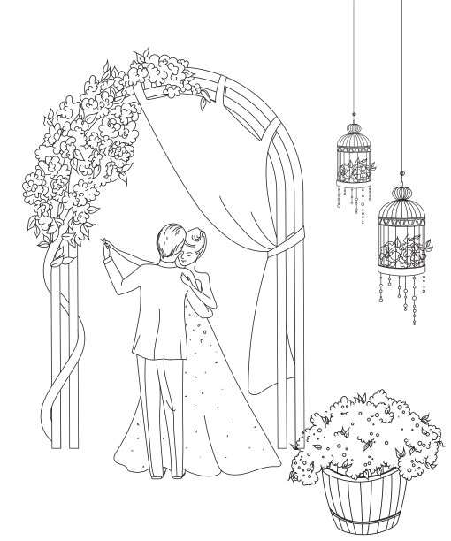 新娘和新郎新婚夫妇跳舞的一对图片下载