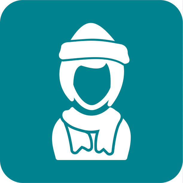 戴冬帽的女孩图片下载