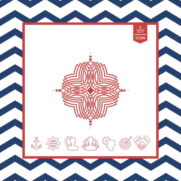 几何东方图案标志为您的设计图片下载