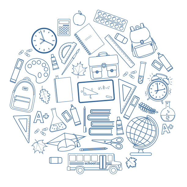 回到学校排队图标图片下载