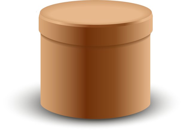 棕色纸箱交付包装盒隔离图片下载