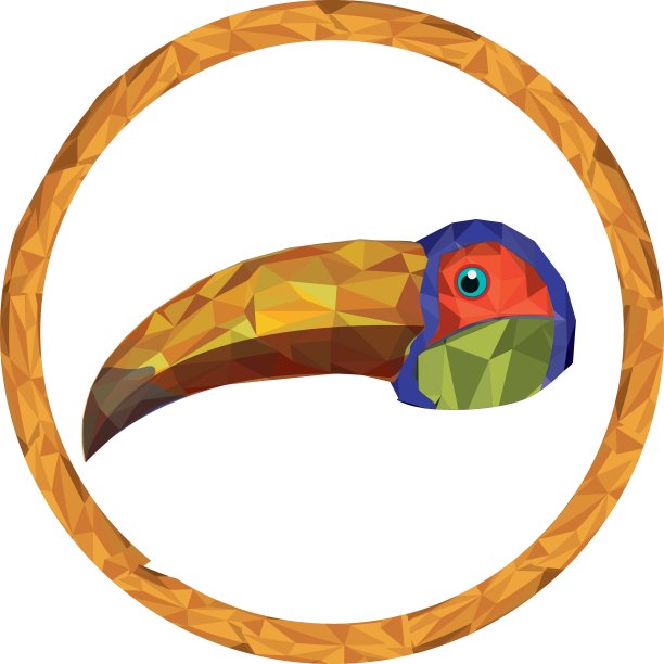 孤立多边形金枪鱼设计图片下载