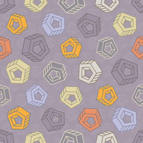 无缝图案，抽象多色螺丝图片下载