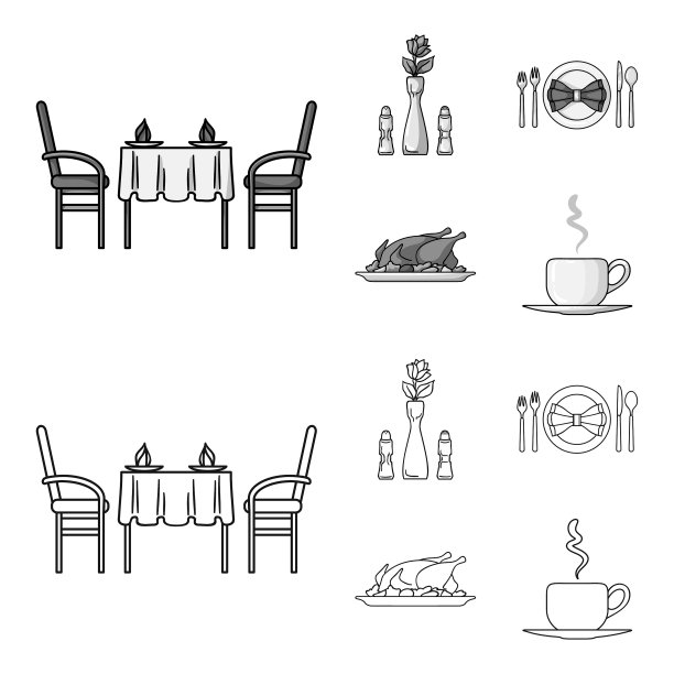 花瓶上放着花，桌子上放着炸鸡图片下载