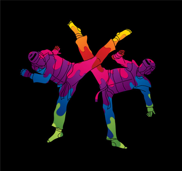 跆拳道的战斗图片下载