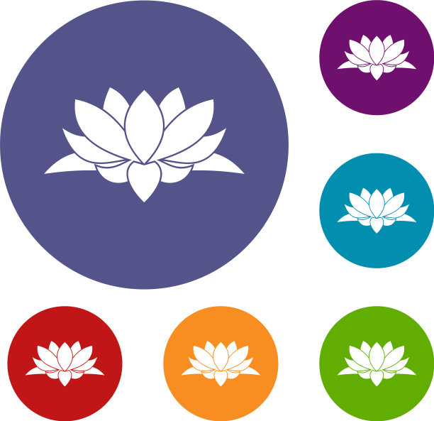 莲花图标集图片下载