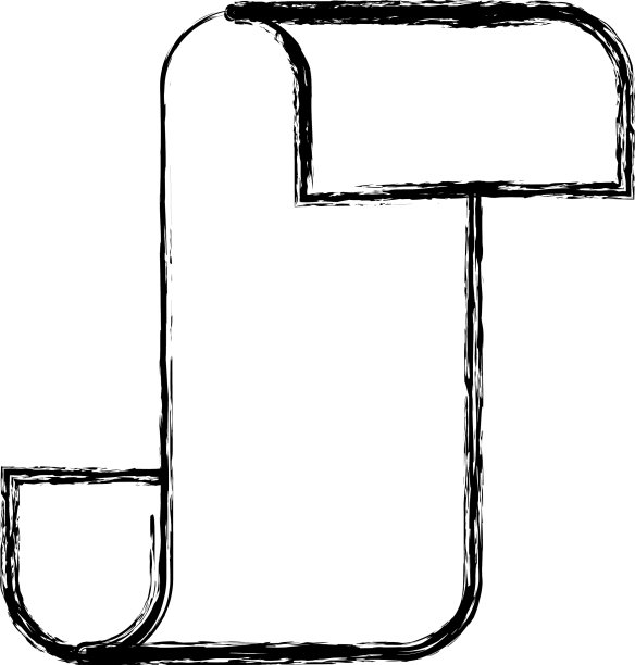 黑白模糊的连续剪影图片下载