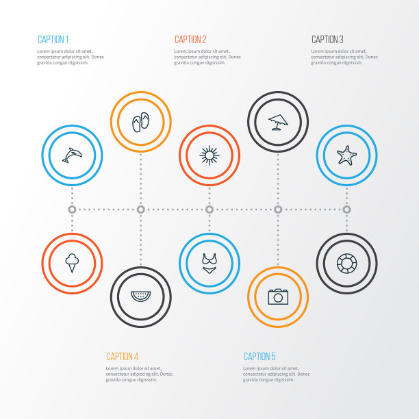 季节轮廓图标集收集瓜图片下载