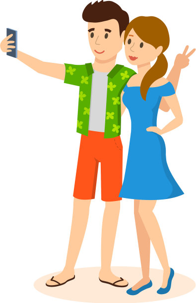 情侣环游世界合影图片下载