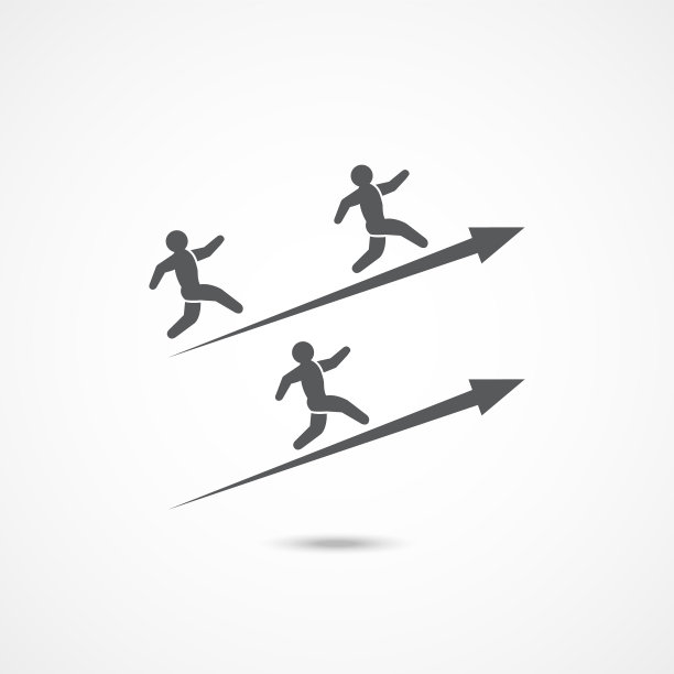 白色的竞赛图标图片下载