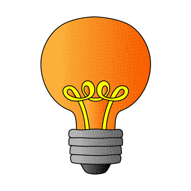 灯手绘矢量设计素材图片