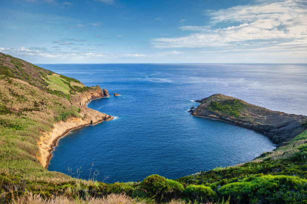 Faial Island Porto Pim Monte de Guia 大西洋 Caldera Azores 葡萄牙图片下载