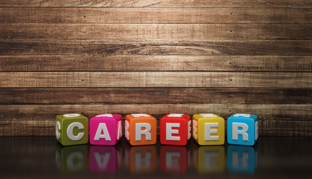 职业流行语立方体- 3D渲染图片下载