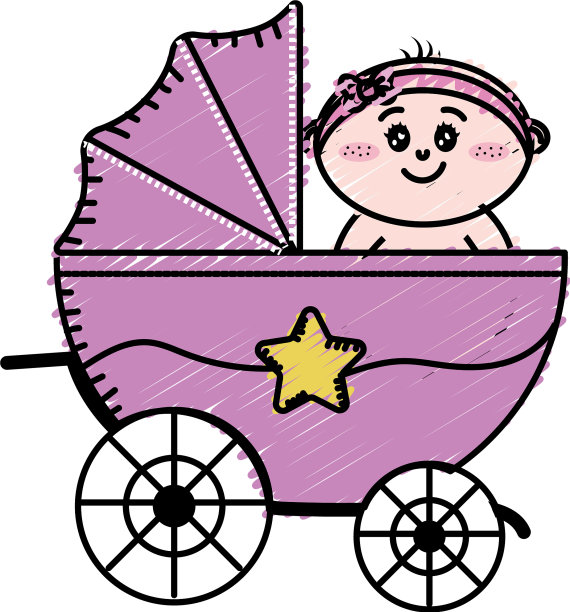 可爱的丝带装饰设计图片下载