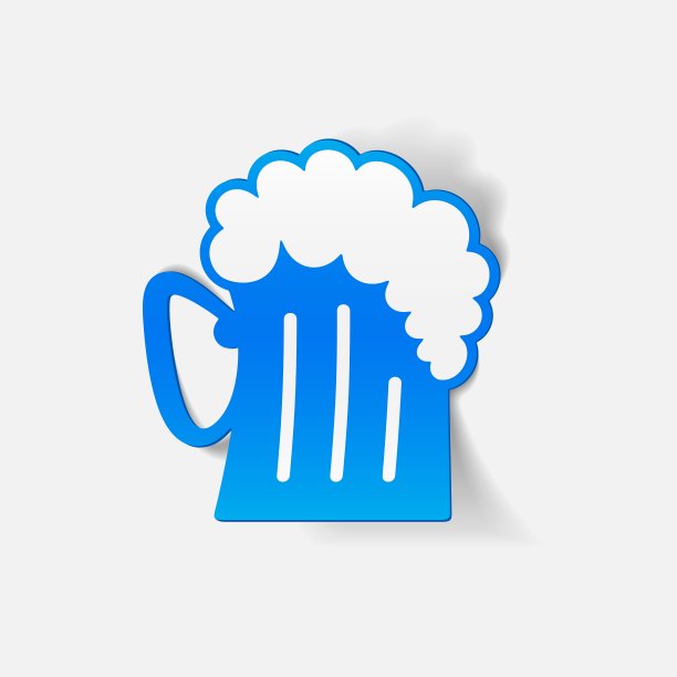 逼真设计元素：啤酒图片下载
