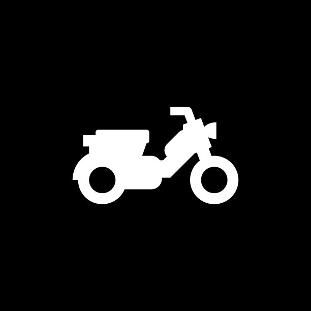 现代摩托车图标图片下载