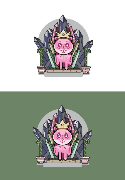 水晶粉猫图片下载