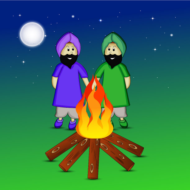 印度教节日lohri图片下载