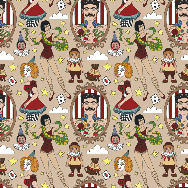 收集老式马戏团图片下载