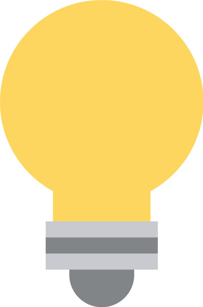 灯光灯泡图标形象图片下载