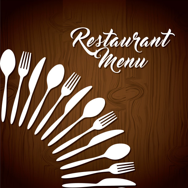 餐厅的菜单设计图片下载