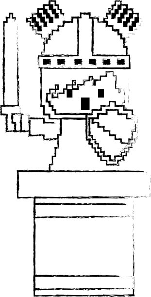 像素角色骑士游戏界面关卡图片下载