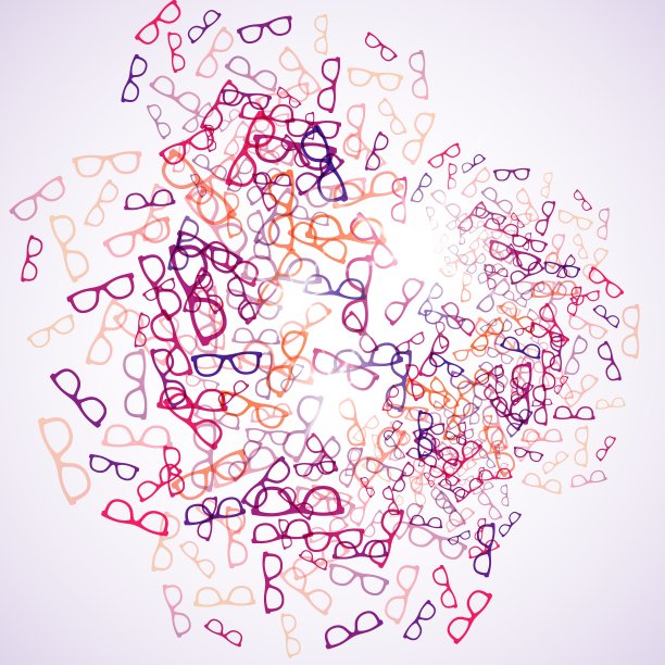 抽象背景眼镜图片下载