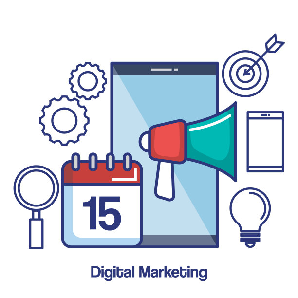 数字营销移动扬声器日历图片下载