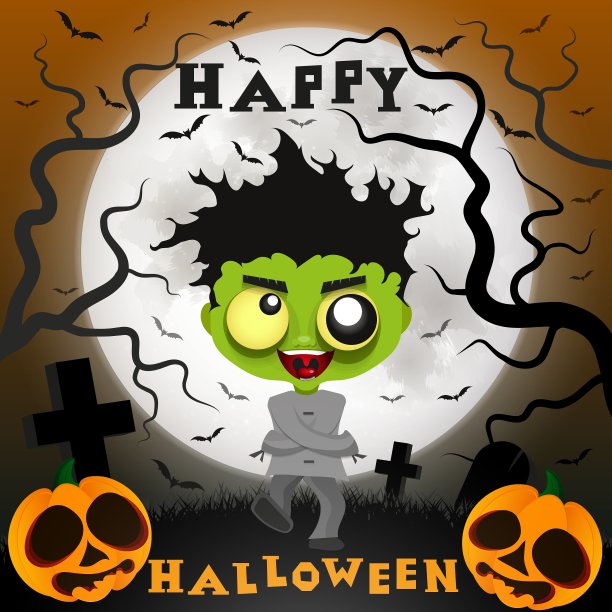 万圣节疯狂的家伙图片下载