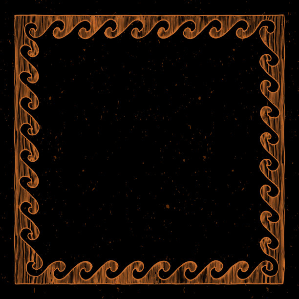 带有古希腊装饰的模板图片下载