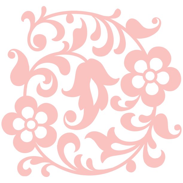 复古手绘民族东方花卉图片下载