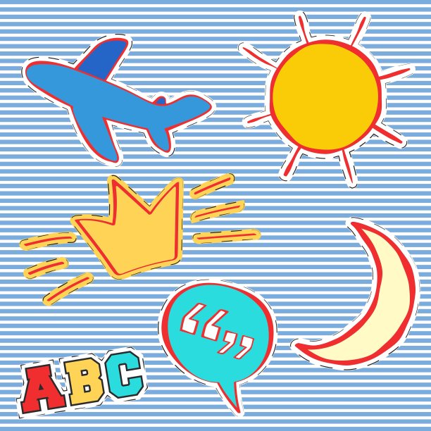 t恤补丁徽章图片下载