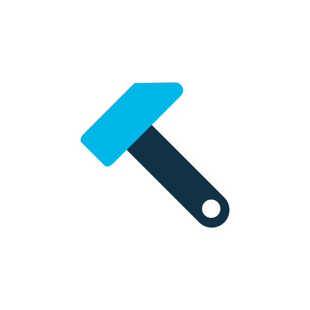 锤子图标彩色符号优质图片下载