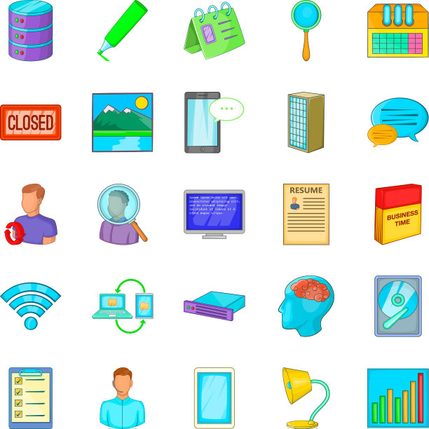 桌面图标设置卡通风格图片下载