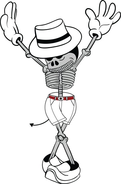 骨架月球漫步dance1图片下载