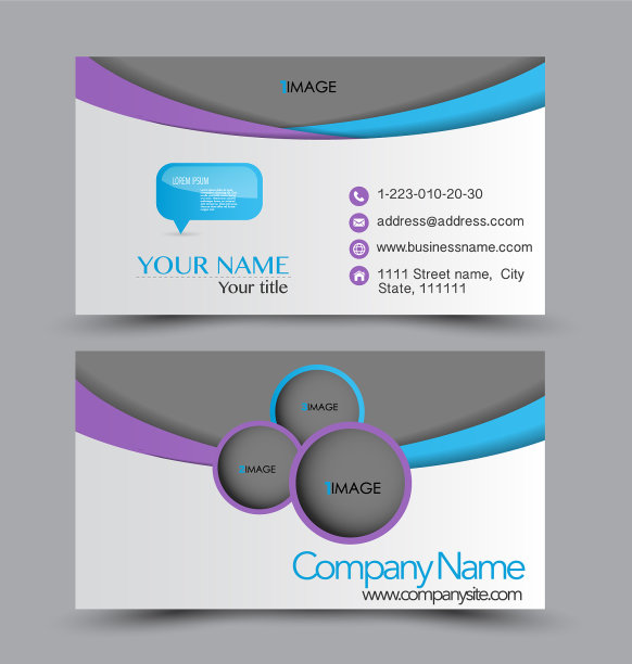 名片设计集模板图片下载