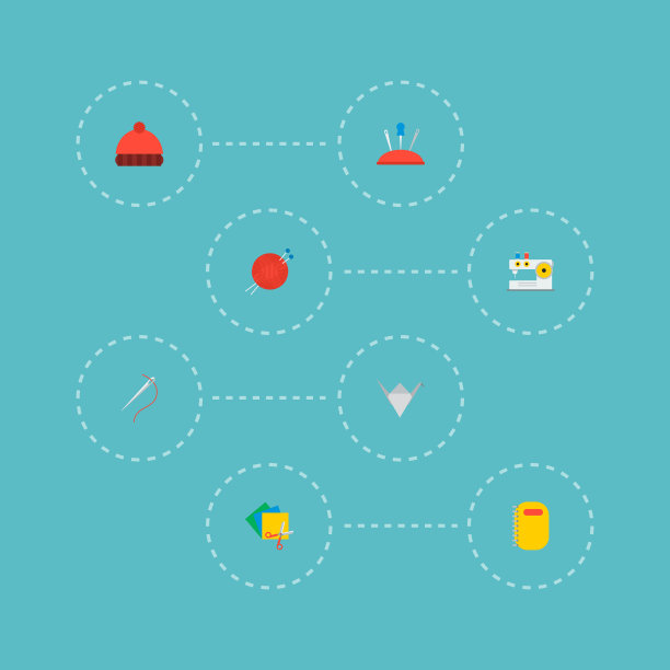 图标平式针织机折纸图片下载