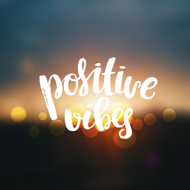 积极的潮流字体图片下载