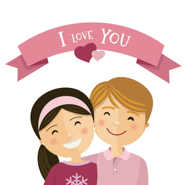 相爱的情侣微笑着拥抱着对方图片下载