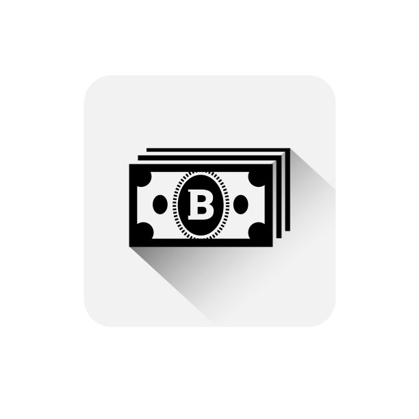 比特币货币符号现代网络货币图标图片下载